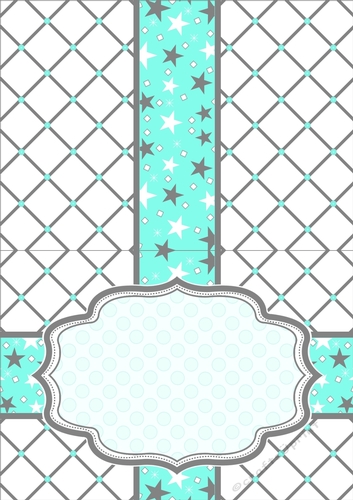 Happy Birthday Nail Polish Quick Card Insert A5 In Turquiose