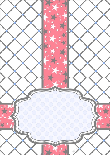 Happy Birthday Nail Polish Quick Card Insert A5 In Red White And Blue