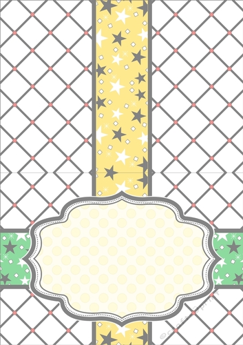 Happy Birthday Nail Polish Quick Card Insert A5 In Red Gold And Green