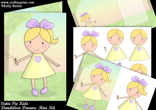 Cutie Pie Kids Dandelion Dreams A5 Mini Kit