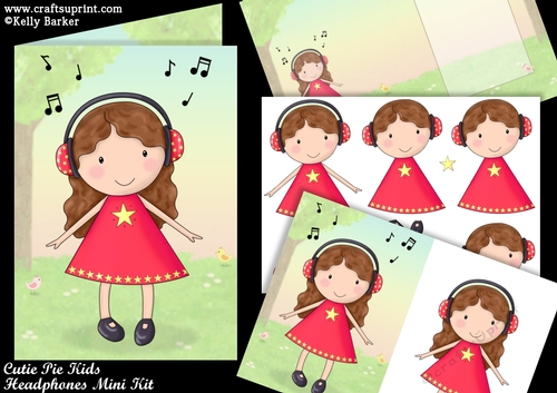 Cutie Pie Kids Headphones A5 Mini Kit