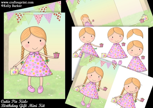 Cutie Pie Kids Birthday Gift A5 Mini Kit