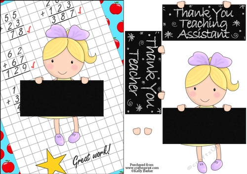 Thank You Teacher And Teaching Assistant Cutie Pie Kids Girl 1