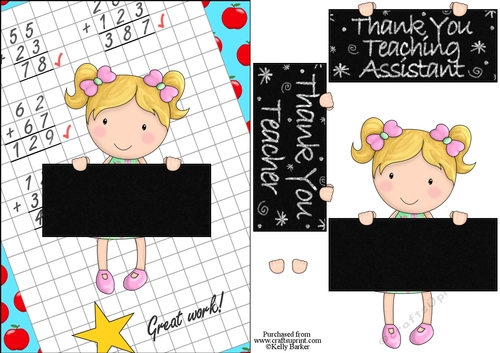 Thank You Teacher And Teaching Assistant Cutie Pie Kids Girl 3