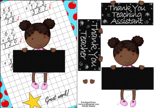 Thank You Teacher And Teaching Assistant Cutie Pie Kids Girl 7