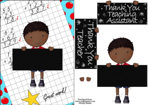 Thank You Teacher And Teaching Assistant Cutie Pie Kids Boy 2