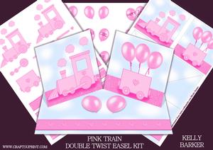Pink Train Double Twist Easel Kit