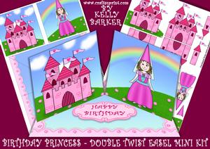 Birthday Princess Double Twist Easel Mini Kit