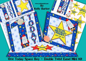 One Today Space Boy Double Twist Easel Mini Kit