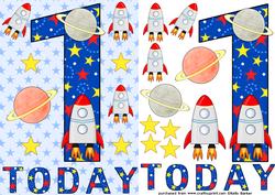 One Today Space A5 Decoupage