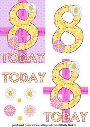 8 Today Daisies A6 Decoupage