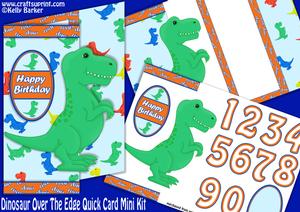 Dinosaur Over the Edge Quick Card Mini Kit