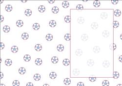 Claret and Blue Football A5 Insert