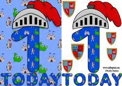 One Today Birthday Knight A5