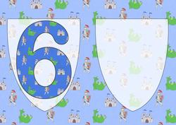 Six Today Birthday Knight A5 Insert