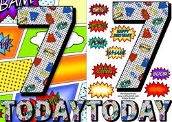 7 Today Comic Book Birthday A5
