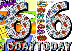6 Today Comic Book Birthday A5