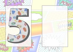 5 Today Comic Book Birthday A5 Insert