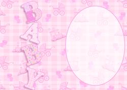 New Baby Girl A5 Insert
