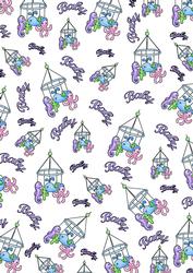 Baby Mobile Backing Paper Background in White
