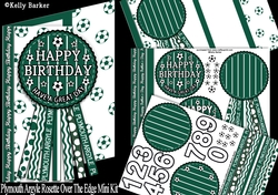 Plymouth Argyle Rosette Over Edge Birthday Fathers Day