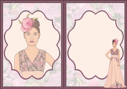 Floral Couture High Fashion A5 Insert Subtle Shade