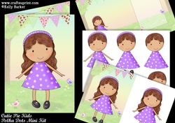 Cutie Pie Kids Polka Dots A5 Mini Kit