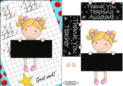 Thank You Teacher And Teaching Assistant Cutie Pie Kids Girl 3