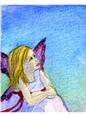 Fairy Watching Watercolour Original Art