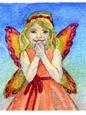 Fairy Wishing Watercolour Original Art