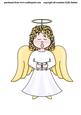 Angel Singing in Colour