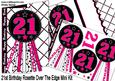 21st Birthday Rosette Over the Edge Mini Kit