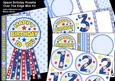 Space Birthday Rosette Over the Edge Mini Kit