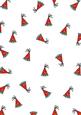 Red Party Hats Backing Paper Background Vellum