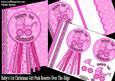 Baby's 1st Christmas Girl Pink Rosette Over Edge Mini Kit