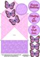 Butterflies and Lace Diamond Top Spring Card