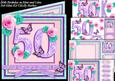 50th Birthday in Mint and Lilac 8x8 Square Mini Kit
