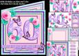 60th Birthday in Mint and Lilac 8x8 Square Mini Kit