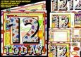 12 Today Comic Book Birthday Square 8x8 Mini Kit