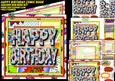 Happy Birthday Comic Book Square 8x8 Mini Kit