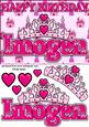 Birthday Princess A5 Name Card Imogen