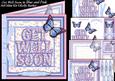 Get Well Soon in Blue and Pink 8x8 Square Mini Kit