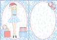 Christmas Shopping Boxes and Bags Blonde in Blue Insert