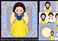 Beautiful Princess Snow White Decoupage Mini Kit