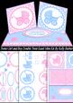 Twins Girl and Boy Double Twist Easel Mini Kit