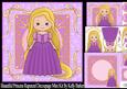 Beautiful Princess Rapunzel Decoupage Mini Kit