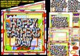 Happy Father's Day Comic Book Square 8x8 Mini Kit