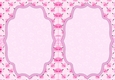 Pretty Roses and Hearts In Pink A5 Insert