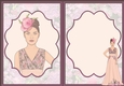 Floral Couture High Fashion A5 Insert Subtle Shade