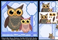Fathers Day Happy Birthday Owl Pink Bow Mini Kit